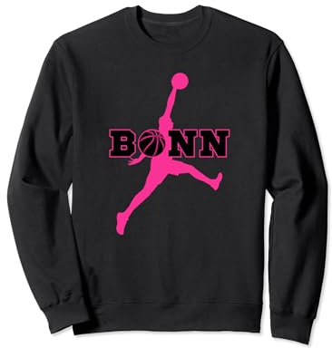 Bonn Basketball Fan Support Rheinland Stadion pink Sweatshirt