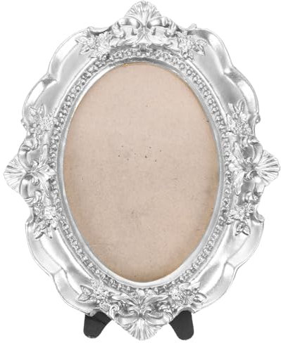 Cabilock Marco De Fotos De Estilo Europeo Pequeños Marcos De Fotos Marco De Fotos Retro Marco De Imagen Ovalado Decoración De La Boda Cuadros Decorativos Oficina Resina Barroco