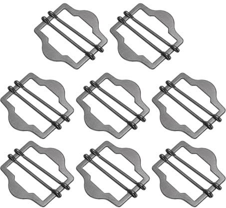 QUARKZMAN Stück Metallversteller-Schiebeschnallen, mm Gurtband-Rollenstift-Klipp-Schnalle Tri Glide für Weste, Anzug, Taschen-Ersatzteil ()