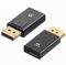 Displayport Auf HDMI Adapter - 2 Stück 4K Plug and Play Konverter für Lenovo, HP, Dell & Alle Geräte (Schwarz)