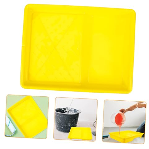 Homoyoyo Latex-Farbwanne Facilitation Farbwannenauskleidung Farbmischtablett Pigmentmischtablett Farbaufbewahrungsbehälter mischen Streiche die Wand Plastikteller malen
