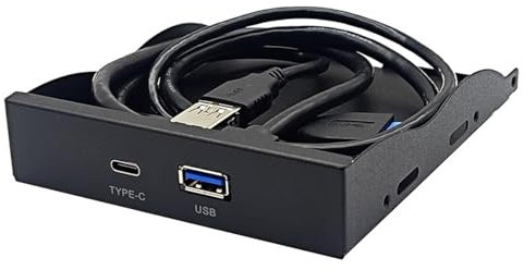 Mumuve USB 3.0 + Typ C Diskettenlaufwerk Panel 5 Gbit/s Geschwindigkeit Datenübertragung Computergehäuse Festplatte PC-Schnittstellen Erweiterung