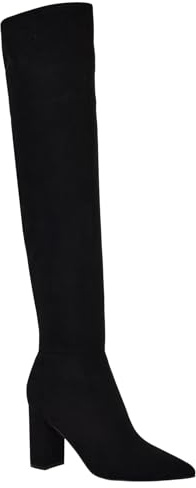 NINE WEST Miykah, Bota sobre la Rodilla Mujer, Negro 002, 40 EU