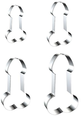 Set di formine per biscotti in acciaio inossidabile, divertenti formine per biscotti, stampi per biscotti creativi, stampi in metallo per biscotti fai da te, snack fai da te, forniture per cocktail