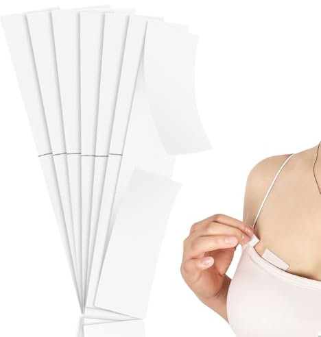 BUTBU Fashion Tape, 100 Pezzi Tape Nastro di Corpo Biadesivo Invisibile, Adesivo Forte Tutto il Giorno, Delicato Su Pelle, Adatto a Tutte le Sfumature Della Pelle, per Moda, Abiti e Vestiti