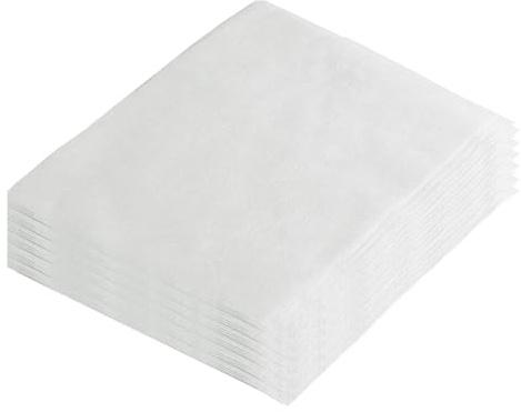Veciado Lot de 200 feuilles de papier filtrant jetable pour collecteur de poussière d'ongles Blanc