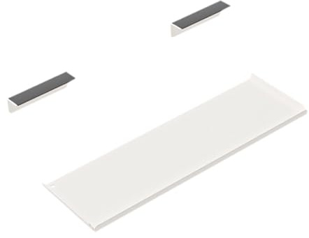 Sharplace Window Sill Plant Shelf, Countertop Extension Waterproof Carbon Steel Storage Rack Kitchen Window Shelf for Balcony Workbench, 20cmx50cm