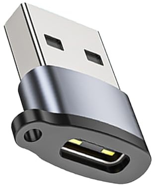 Genérico Adaptador de Tipo C a USB - Convertidor de Audio de Carga Rápida,Carga Rápida Convertidor de Aleación de Aluminio Portátil para Tabletas Portátiles Teléfonos