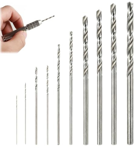 0,8mm - 3,0mm Hartmetall Frässtifte Bohrer-Set, Mini-Spiralbohren Schnitzen Lochen Holzbohrer-Sets Kleine Bohrer Holzbearbeitungswerkzeuge