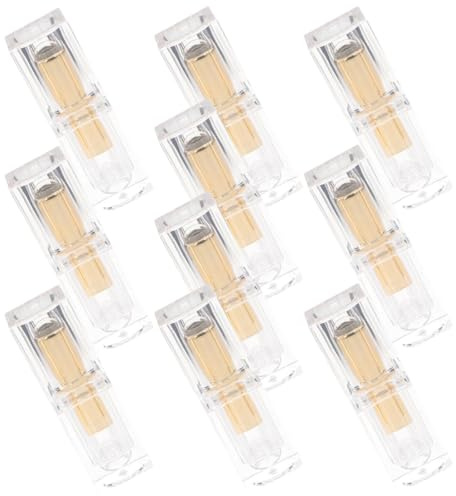 BIUDECO 10 Nachfüllbare Lippenstifthülsen aus Kunststoff Auslaufsicher und Stilvoll für Reisen und Geschäftliche Ausflüge Einfache Selbstgemacht Lippenbalsam Behälter