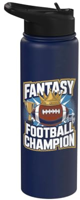Gewinner Fantasy Football Champion Stainless Steel Insulated Water Bottle