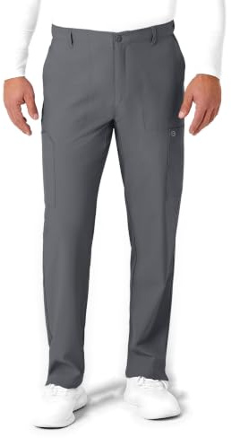 WonderWink Men's Cargo Pocket Pant Pantaloni del Camice Medico, Peltro, XS Uomo
