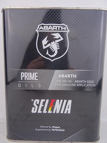 SELENIA Motoröl 5W-40 Motor Öl ACEA C3 API SN Abarth 2L Kompatibel mit ABARTH 500/595 / 695 Schrägheck 312 500C / 595C / 695C 312 Cabrio