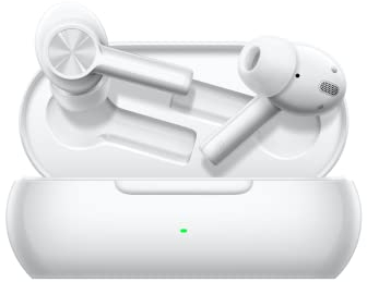 OnePlus Buds Z2 - Wireless Noise-Cancelling Headphones with up to 38 Hours of Battery Life and Dolby Atmos Support - Pearl White