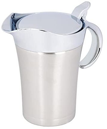 Thermo Sauciere 750ml - Thermosoßenkrug, SaucenSaucentopf 304 Edelstahl Sauciere Thermisch Isolierter Saucenkrug