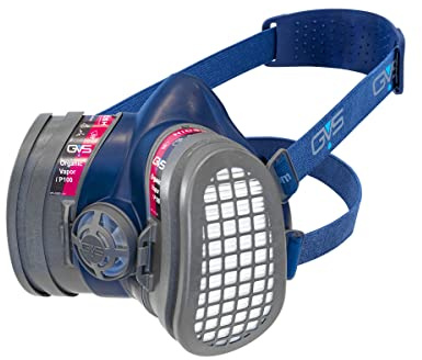 GVS SPR656 Elipse Low Profile Mask with Filters for Dust, Organic Gases and Vapors, S/M