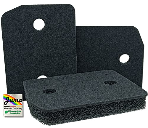 JUMA Lot de 3 filtres en éponge pour sèche-linge Miele 9164761 fin/grossier 207 x 157 x 30 mm