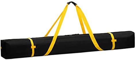 Navaris Sac de Ski - Housse à Ski pour Paire de Skis et bâtons Homme et Femme - Housse avec Fermeture éclair Clip et Sangle - 2 Tailles