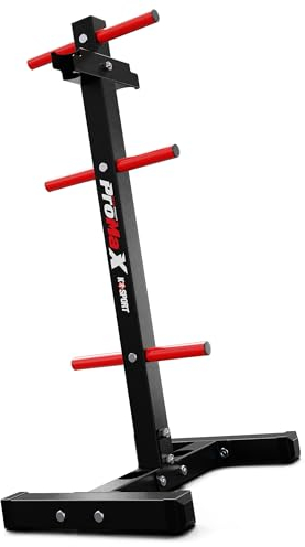 K-Sport: Hantelständer I Hantelscheibenständer I Hantelbaum I Scheibenaufnahme: 30mm I Gewichtsablage I Gewichtsänder mit 6 Stangen I Belastbar bis 300kg