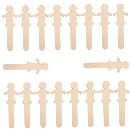 STOBOK 20stücke Holzscheiben Für Junge Mädchen Unvollendete Holzstücke Zum Gestalten Und Basteln Kreatives Spielzeug Für Bastelprojekte Holzchips Für Junge Künstler