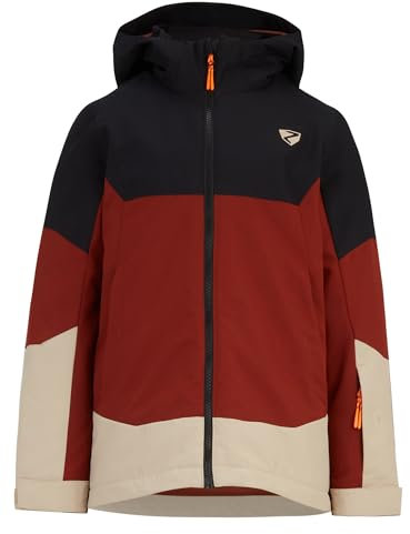 Ziener Kinder AGIMO Ski-Jacke/Winterjacke | warm, atmungsaktiv, wasserdicht, woody brown, 152