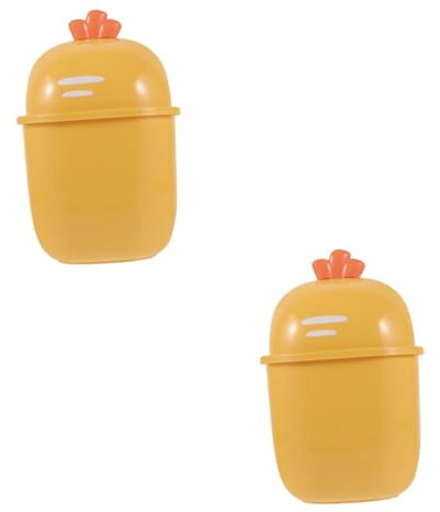 Cabilock 2St Mini-Mülleimer Tischmülleimer Büro kleiner Mülleimer kleine Mülltonnen Tischabfalleimer garbage disposal litterbox kleiner Mülleimer mit Deckel praktischer Papierkorb Plastik