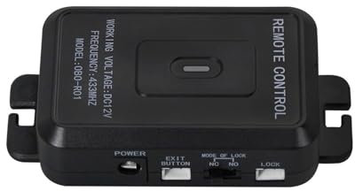Kit d'ouverture de portail coulissant, Kit de système de contrôleur d'accès sans fil télécommande ouvre-porte serrure électrique domestique pour familles, petites collectivités, entreprises(Kit1 No Lo