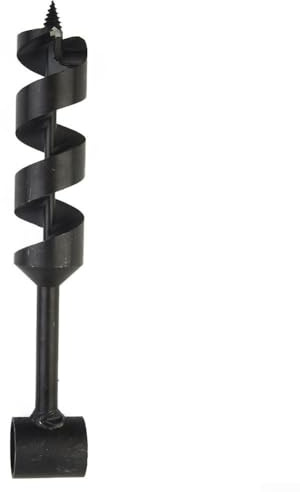 FUANA Clé tarière manuelle en acier fiable pour perceuse à bois, parfaite pour le camping et l'artisanat de la jungle (38 mm)