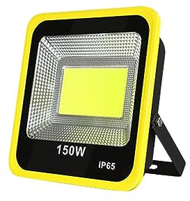 ZKLGS Proiettore a LED per Esterni, Faretto A LED 30W 50W 100W 150W 200W COB Proiettore IP65 Faretti A LED Ultra Luminosi Impermeabili Lampada Esterna per Porte da Garage da Giardino(White,150W)