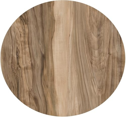 serladur Tischplatten, Dekor Indian Shesman 60 cm rund, wetterfest für Garten, Terrasse, Balkon in Gastroqualität Ersatztischplatte Bistro Tisch Werzalitverfahren Wermodin Topalit Werza