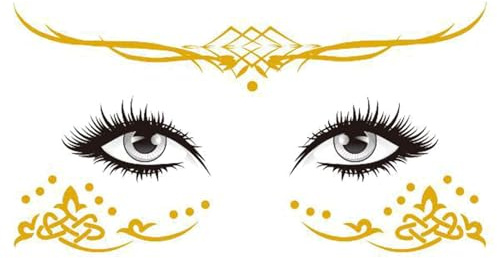 Temporäre Gesichtsaufkleber - Wasserdichte Abziehbilder, Festival Make | up Zubehör | Bunte Gesichtsaufkleber für Rollenspiel Festival Aufkleber | Auto Strass Edelsteine