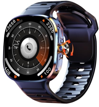 Generico Orologio Smart 5G con Scheda SIM, Fotocamera HD e App Scaricabile, Orologio Multifunzionale per Videochiamate e Gestione della Salute per Appassionati di Tecnologia