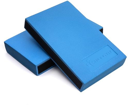 StrongTek 2-in-1 Non-Slip Balance Pad - High-Density Foam Cushion, Supportive Exercise Mat & Knee Pad for Core Training, Yoga, Pilates, Physical Therapy, Stability Training, Stretching, and Rehab
