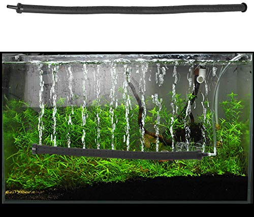 Pssopp Aquarium Air Bubble Bar Plastic Bendable Wall Air Diffuser Fish Tank Air Stone Bubble Release Oxygen Diffuser Bar(45cm)
