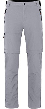 Bergson ARRESÖ Comfort Zipp Off | Herren Wanderhose, leicht, strapazierfähig, Sleet [905], 25 - Herren