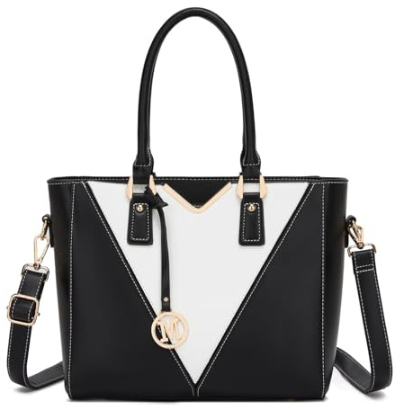 Miss Lulu Borsa Tote Donna Elegante, Borsa Tracolla Donna Grande, Borse a Mano Spalla Con Tracolla Regolabile, Impermeabile
