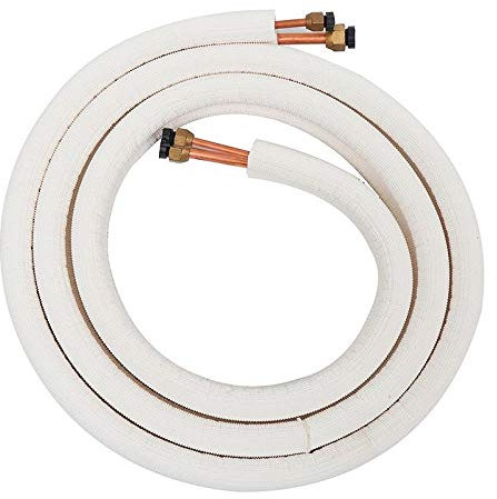 BEPM Copper Air Con Pipe 3M Insulated Copper Pipe Split Line Wire Set 1/4 3/8 Air Conditioner Parts Refrigerant Tube 1P1.5P Frequency Conversion