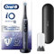 Oral-B iO8 Electric Toothbrushes For Adults, App Connected Handle, 1 Toothbrush Head & Travel Case, 6 Modes with Teeth Whitening, 2 Pin UK Plug, Black
