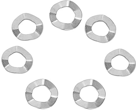 Rondelle élastique ondulée en acier inoxydable M14 résistante à la corrosion et anti-vibration pour fixation mécanique automobile et industrielle 10 pièces