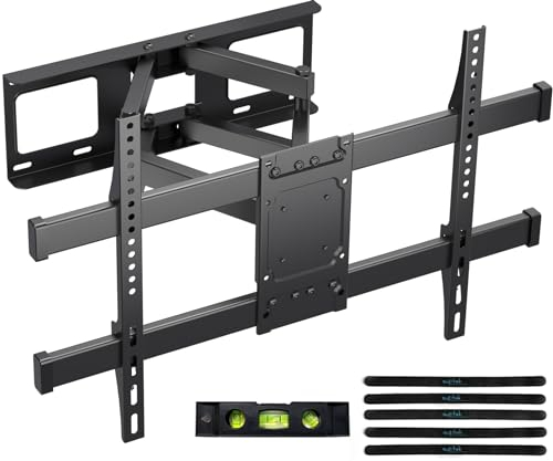Suptek TV Wandhalterung Schwenkbar Neigbar für 32-84 Zoll Flach & Curved Fernseher, Universal TV Halterung mit Ultrastarker 6 Armen Max VESA 600X400mm MA01A