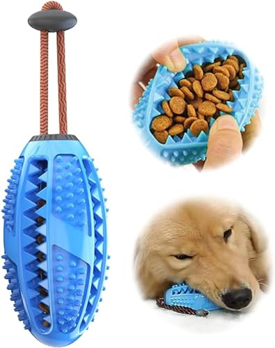 Petsnackss Kauspielzeug,Hundezahnbürste,Kaustangen Zahnbürsten robuster Naturkautschuk und Zahnreinigung, hundespielzeug Ball für Große, Mittelgroße,Kleine Hunde