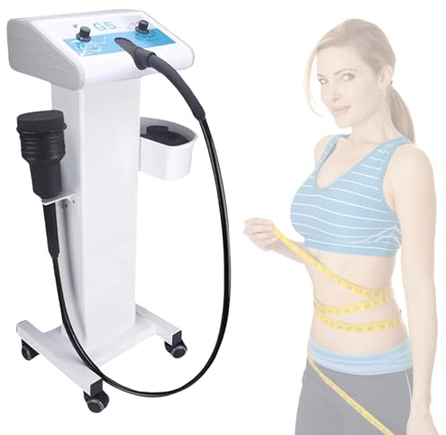 HTYSCUL Professionelles G5 Vibrationsmassagegerät für Ganzkörper Gewichtsverlust und straffere Haut - Elektrisches Schlankheitsgerät mit 5 Massageköpfen