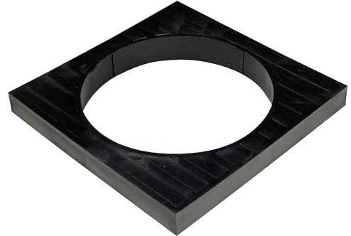 Underground Drainage Pipe Fittings - Round to Square Grid Adaptor 110mm - Bend Trap Gulley Socket Grid Coupler