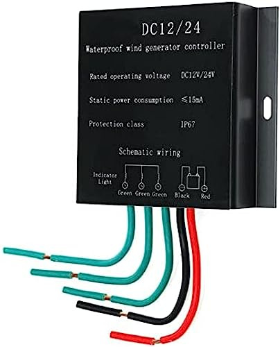 10000W 12V 24V 48V Controlador de Carga de Viento Regulador Rectificador para turbina aerogeneradora Batería a Prueba de Agua, 48V