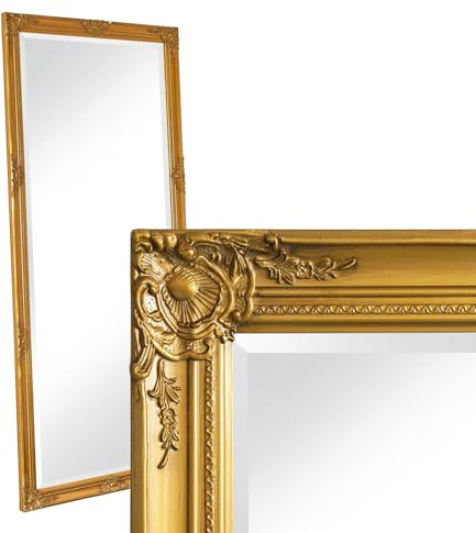 Wandspiegel Barock Gold 180x80 cm XL Spiegel Antik-Stil Ganzkörperspiegel