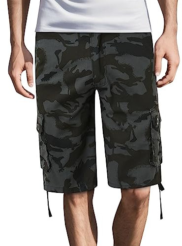 SRZYMJ Kurze Arbeitslatzhose Herren Sweat Shorts Herren Lederhose Tracht Schwarz Unterhosen- Herrenhosen Bequem Gürtel Für Wanderhose High Waist Bikinihose Schwarz Schwarz Jeans Gr. 38 XXL