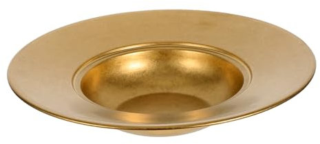 Warmhm Spaghetti Server Plate Vintage Large Rim Soup Plate Multifunctional Serving Bowl for Appetizers Salads and Desserts