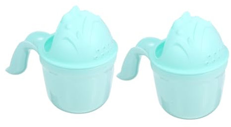 Yardwe 2stücke Badespülbecher Badespülbecher Zum Haareausspülen Spülbecher Fürs Badezimmer Für Junge Mädchen Spülbecher Badebecher Shampoo-spülbecher Für Junge Mädchen