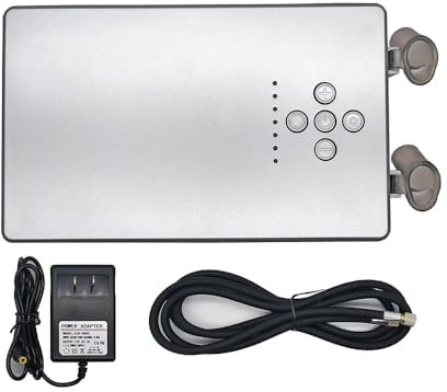 LeTkingok Mini Compresor de Aerógrafo Ultrasilencioso, Herramienta Profesional para Pintar Modelos, 7 Configuraciones de Presión Ajustables