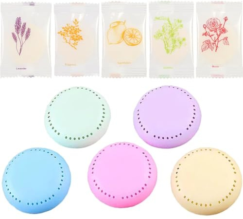 Uzztfa Lot De 5 Désodorisants pour Salle De Bain, Anti-odeurs, Désodorisant Éliminateur D'odeurs, Aromathérapie Domestique Autocollante